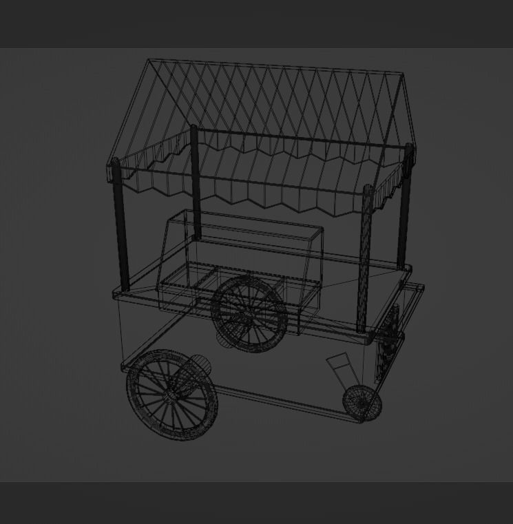 Park Props Low-poly 3D model_5