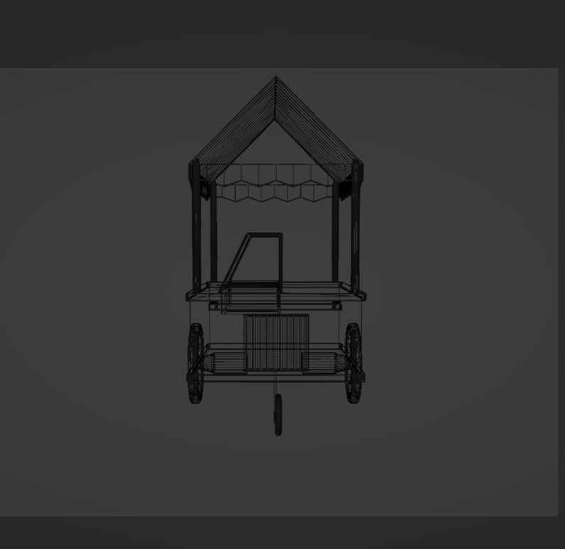 Park Props Low-poly 3D model_7