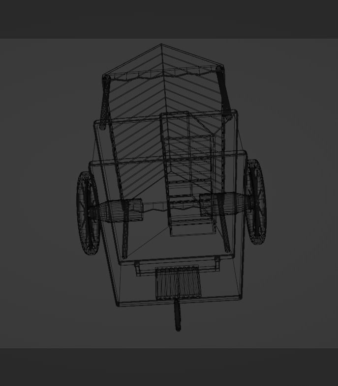 Park Props Low-poly 3D model_6