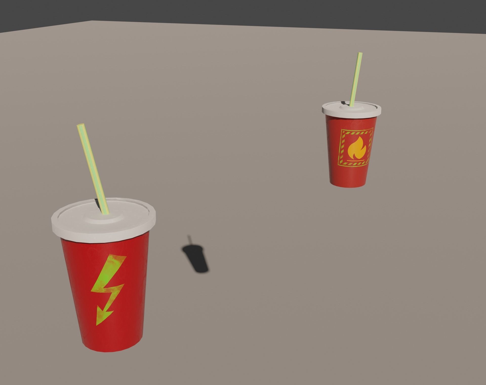 Park Props Low-poly 3D model_14