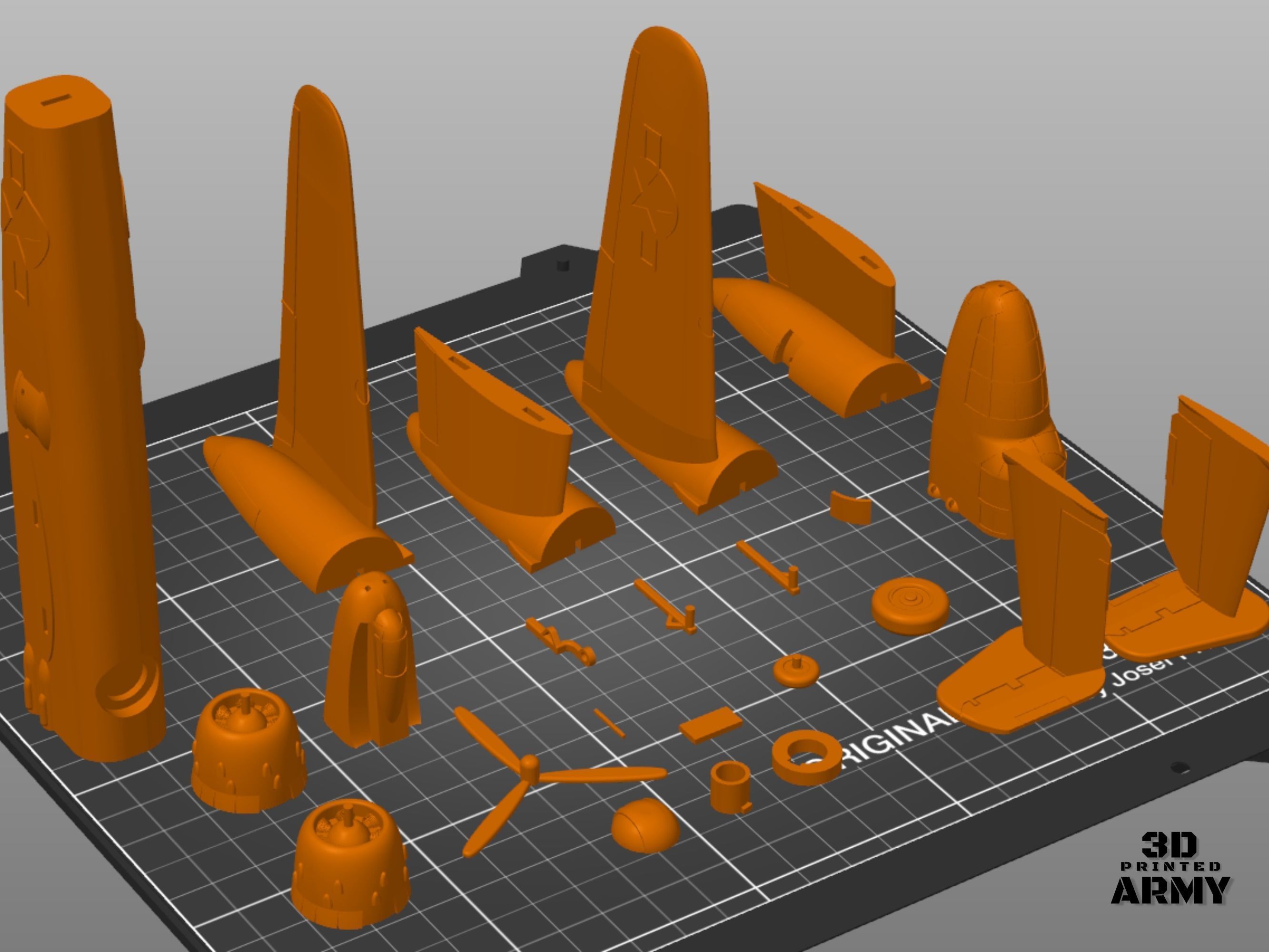 North American B-25-J Mitchell - Scalemodel - 3D printing 3D print model_5