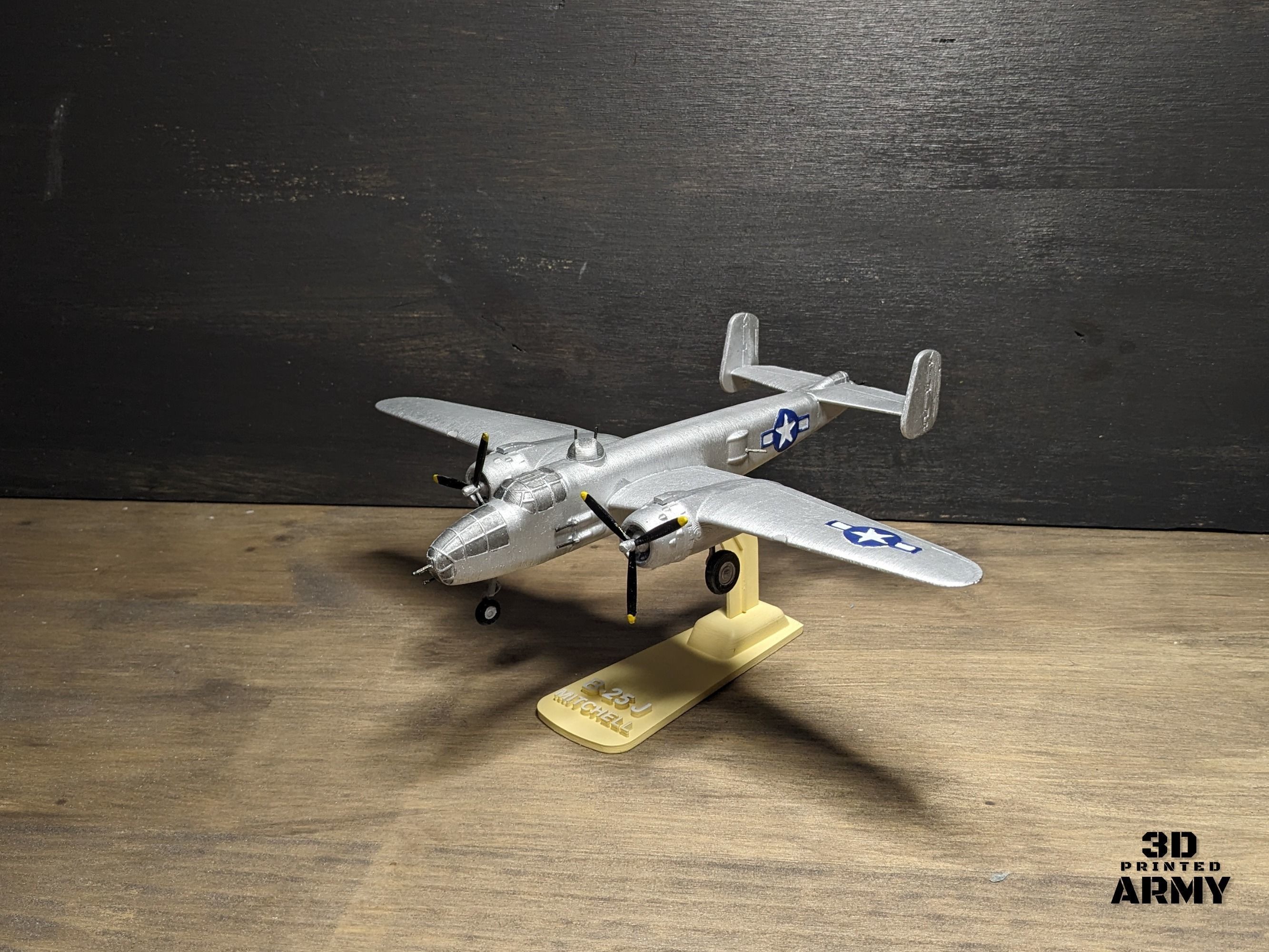North American B-25-J Mitchell - Scalemodel - 3D printing 3D print model_10