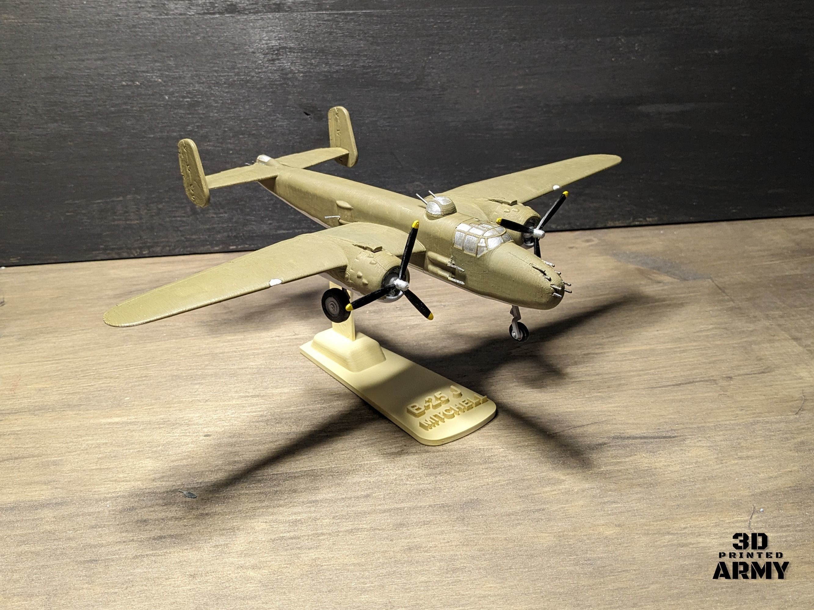 North American B-25-J Mitchell - Scalemodel - 3D printing 3D print model_11