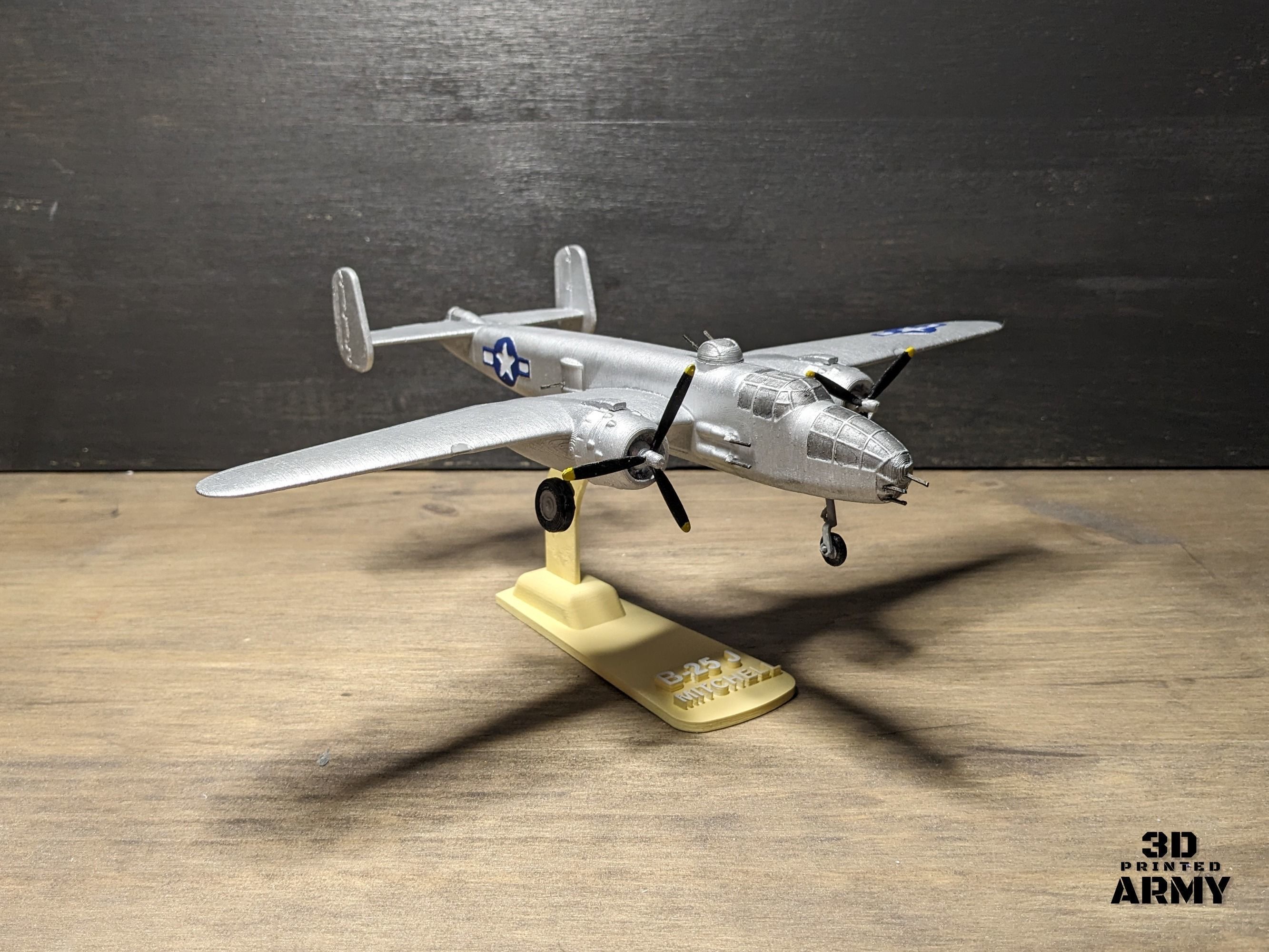 North American B-25-J Mitchell - Scalemodel - 3D printing 3D print model_7