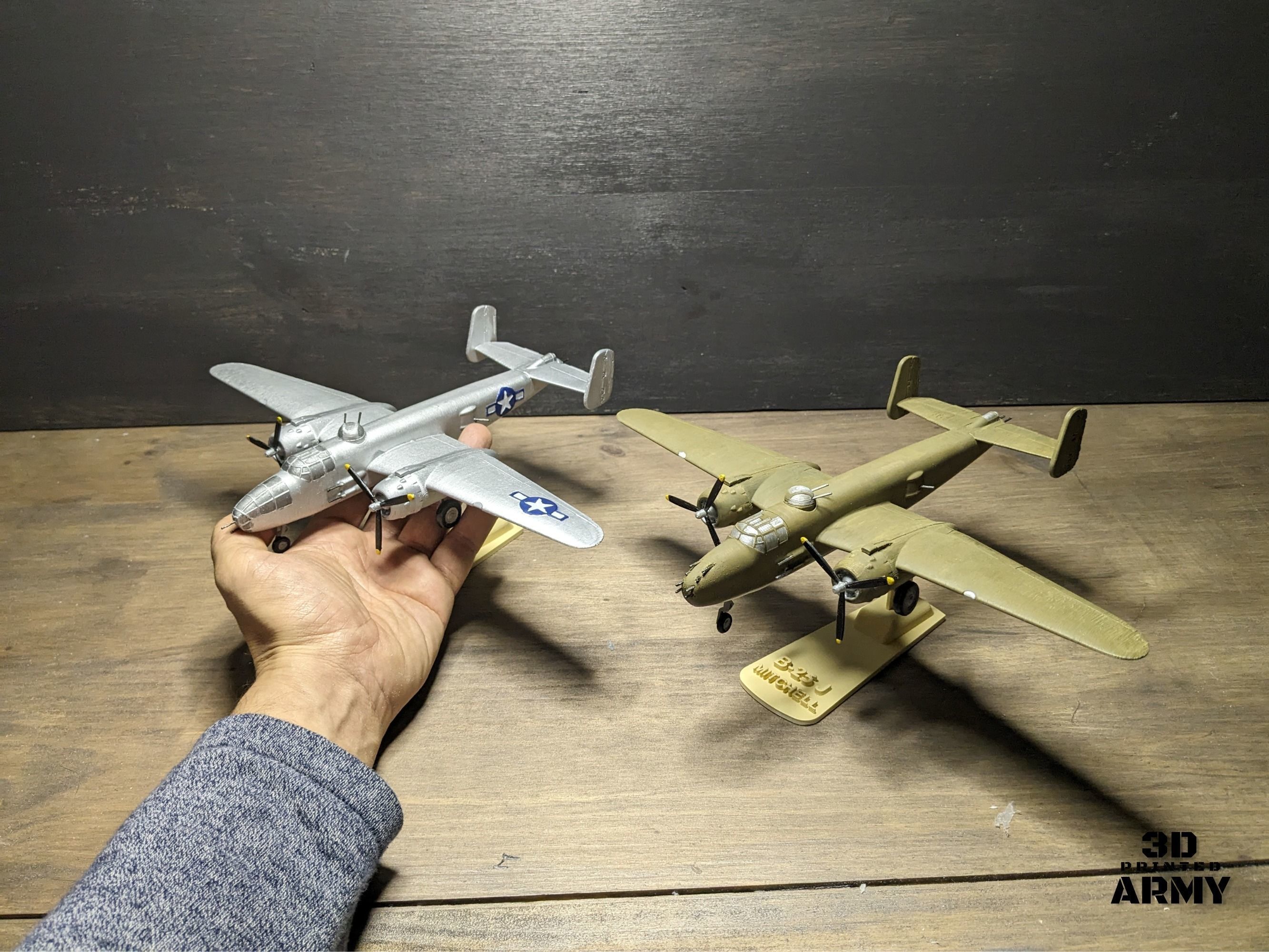 North American B-25-J Mitchell - Scalemodel - 3D printing 3D print model_8