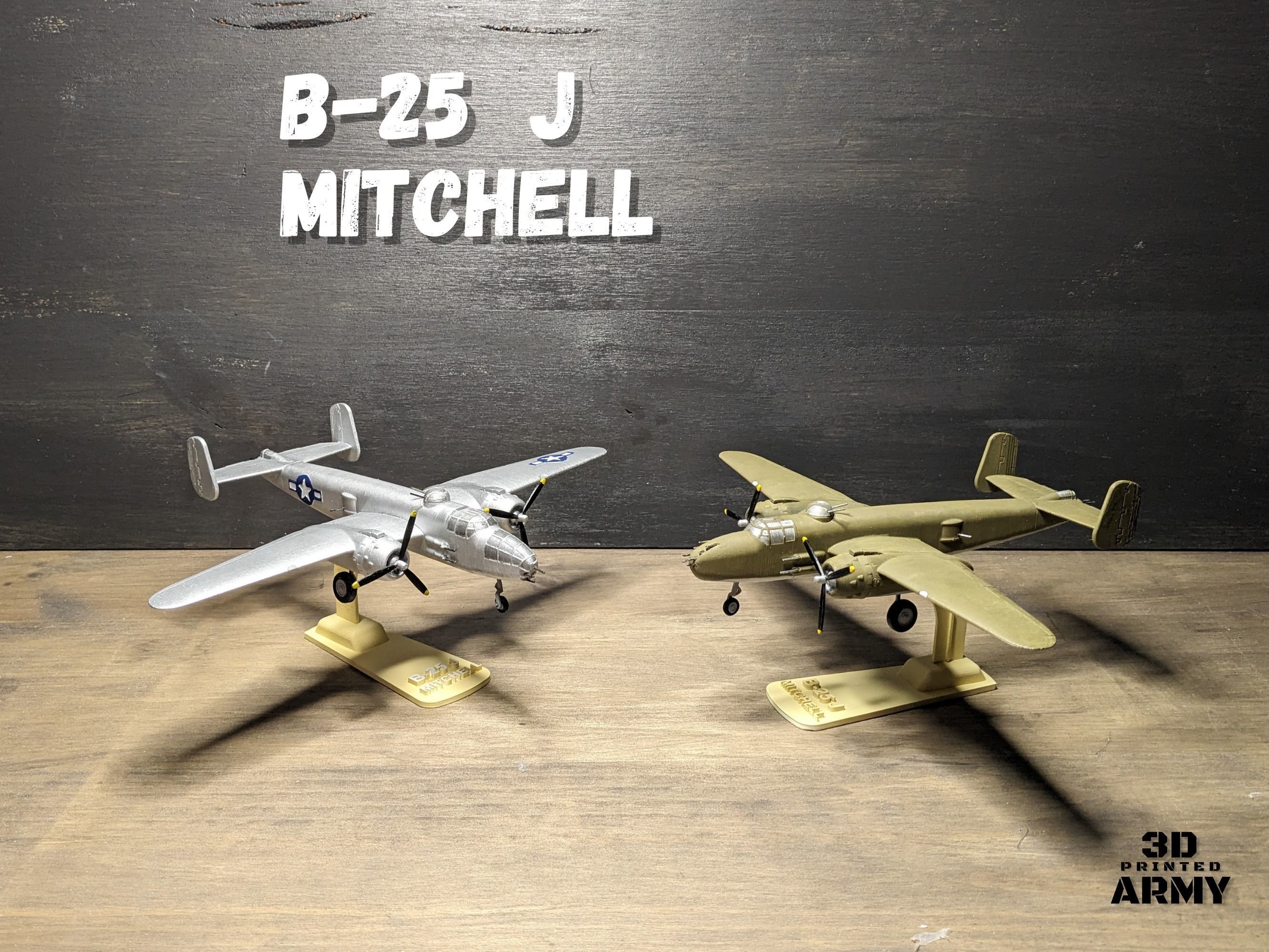 North American B-25-J Mitchell - Scalemodel - 3D printing 3D print model_1