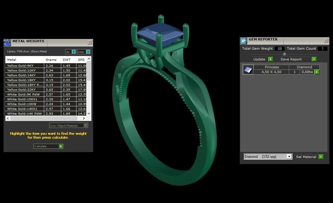 ring code 116 3D print model_2