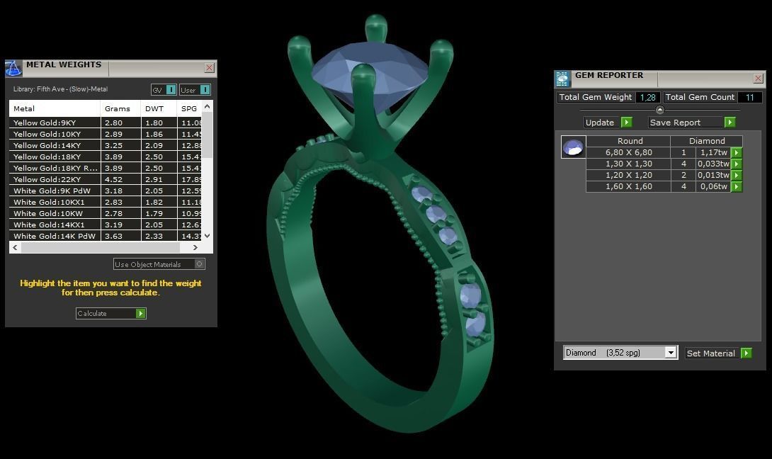 ring code 114 3D print model_2