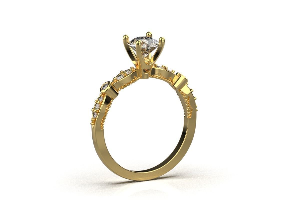 ring code 113 3D print model_12