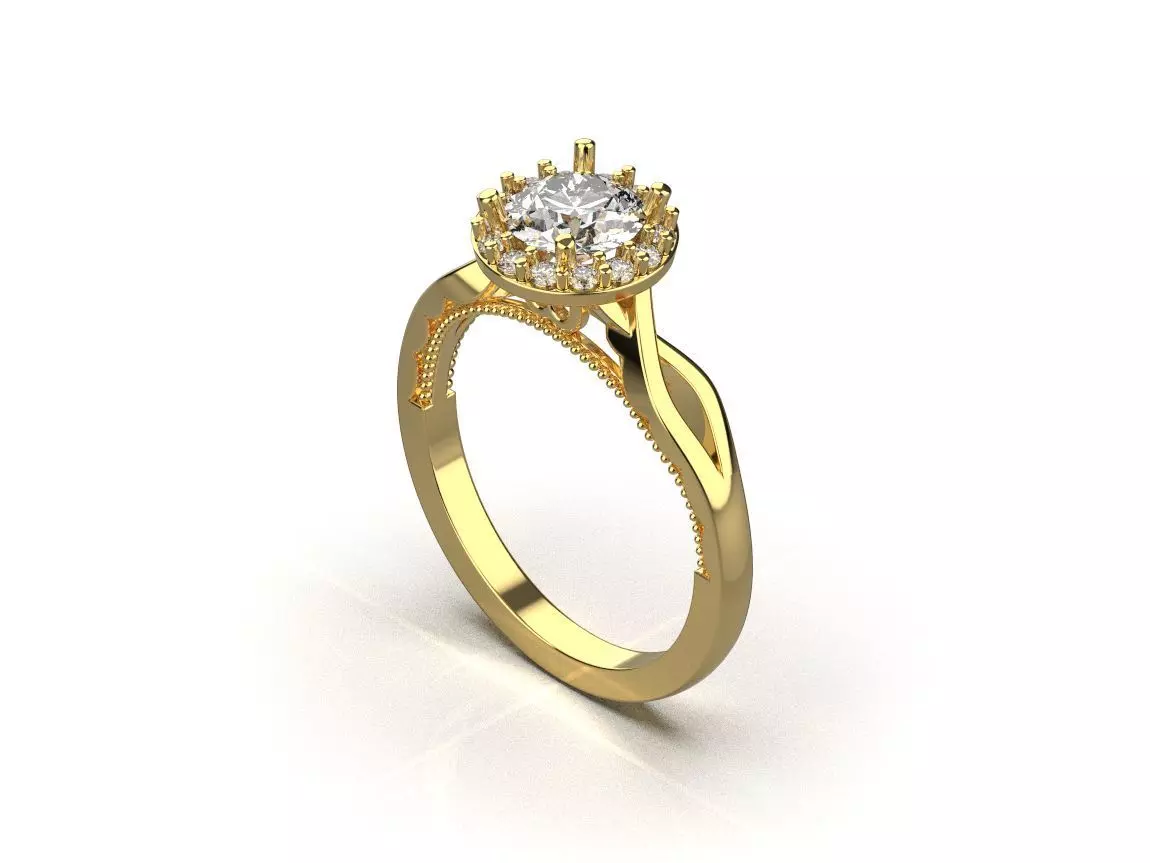 ring code 111 3D print model_0