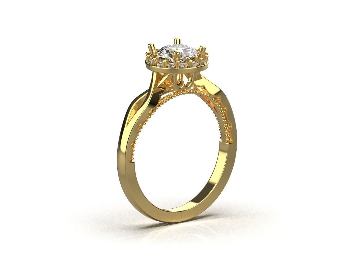 ring code 111 3D print model_12