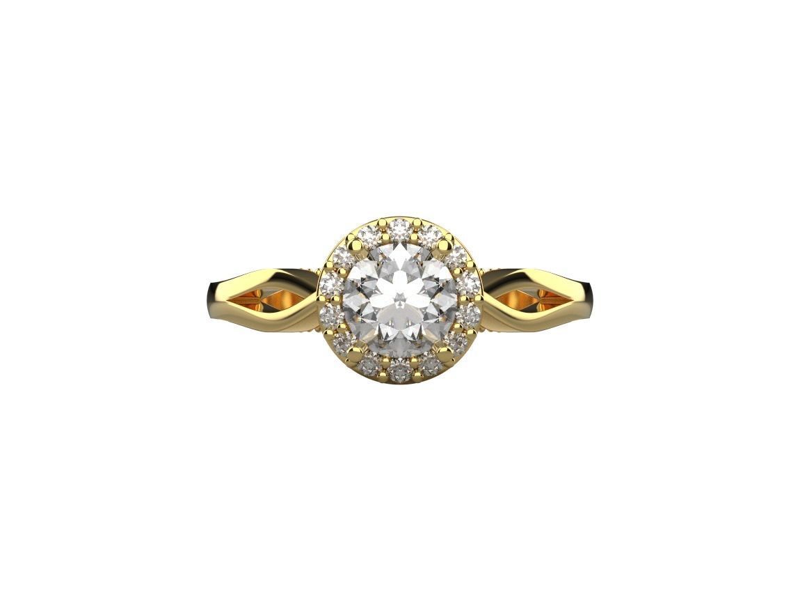 ring code 111 3D print model_6