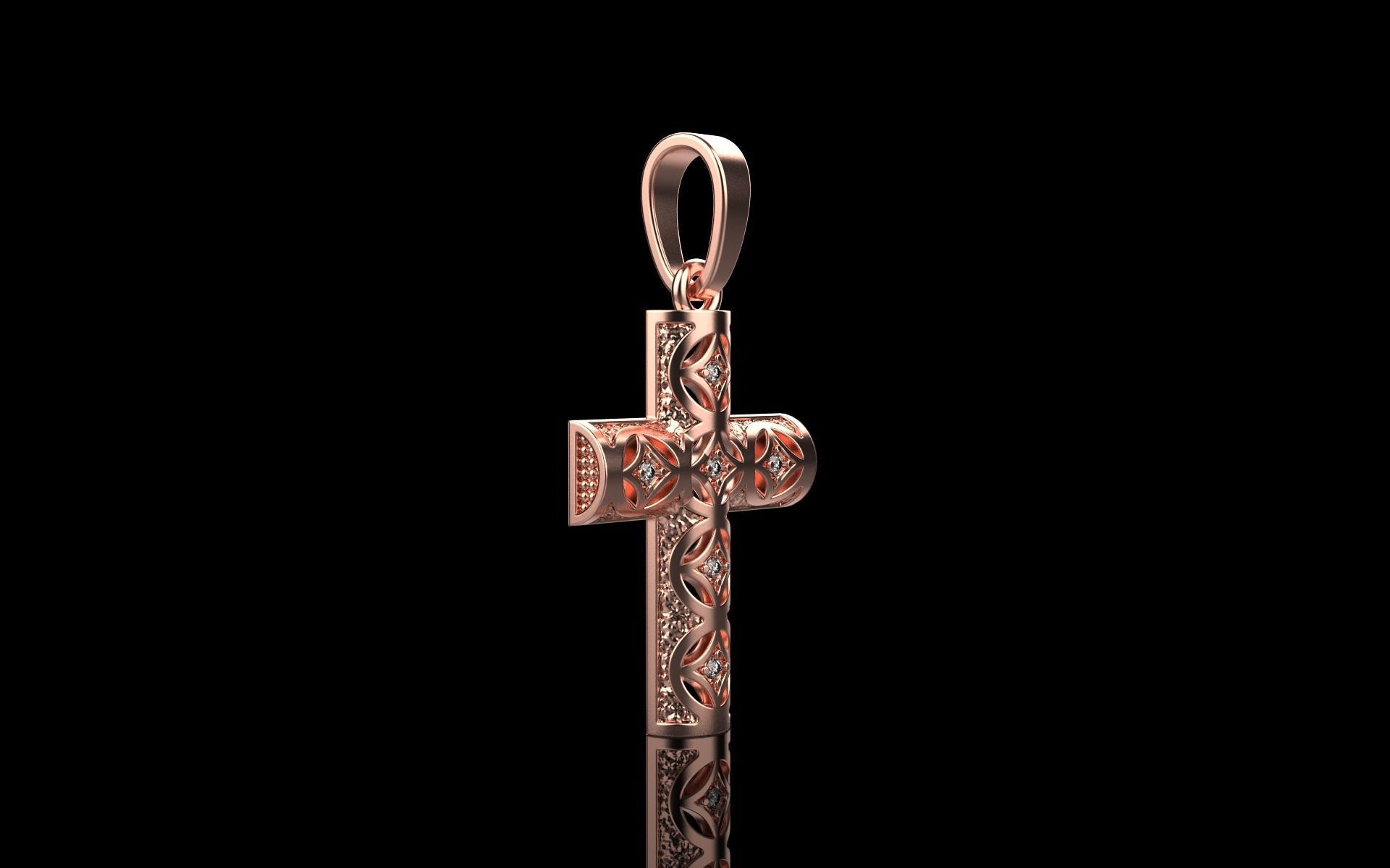 Ornament Cross model 540 3D print model_25