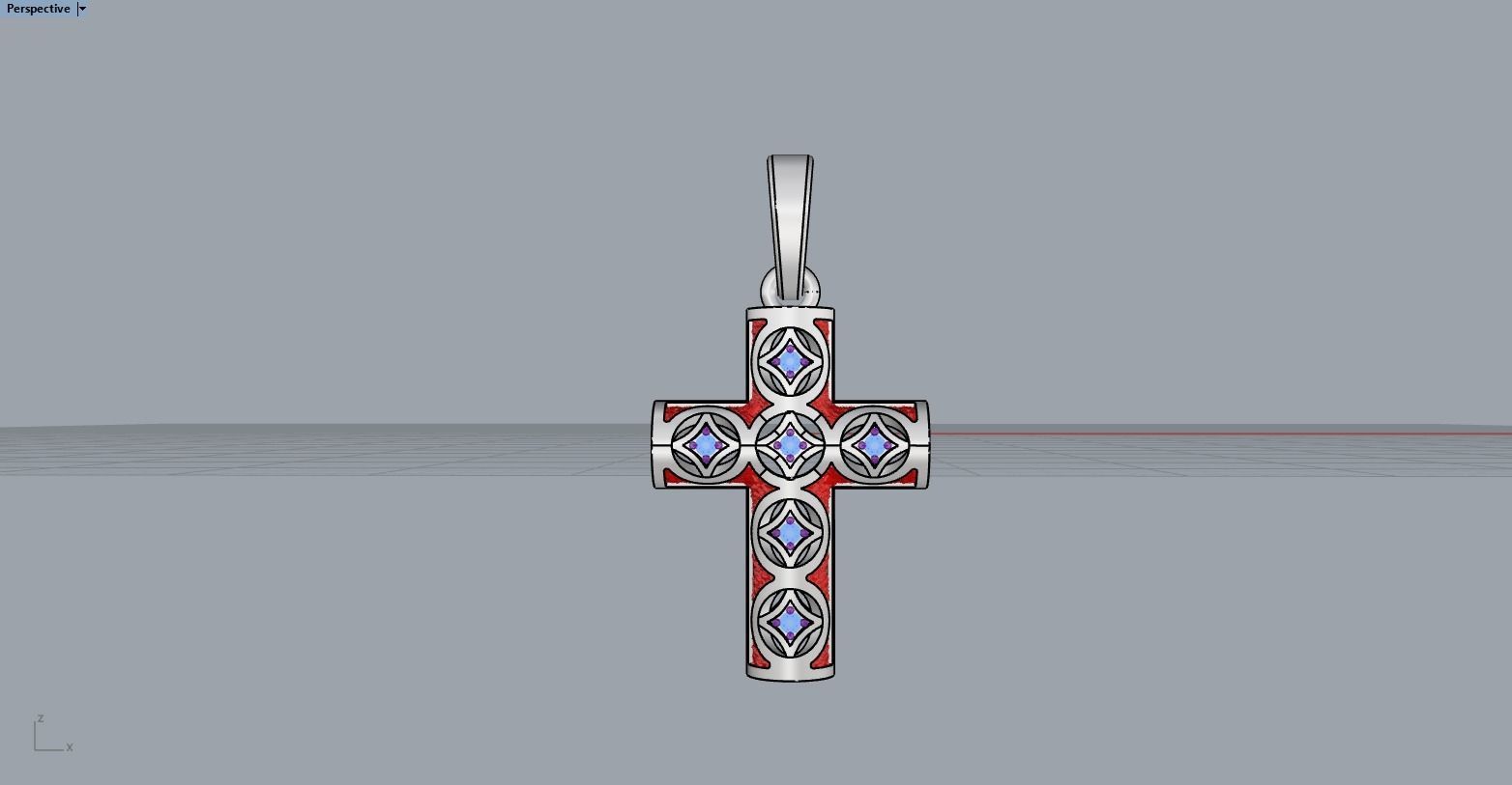 Ornament Cross model 540 3D print model_10