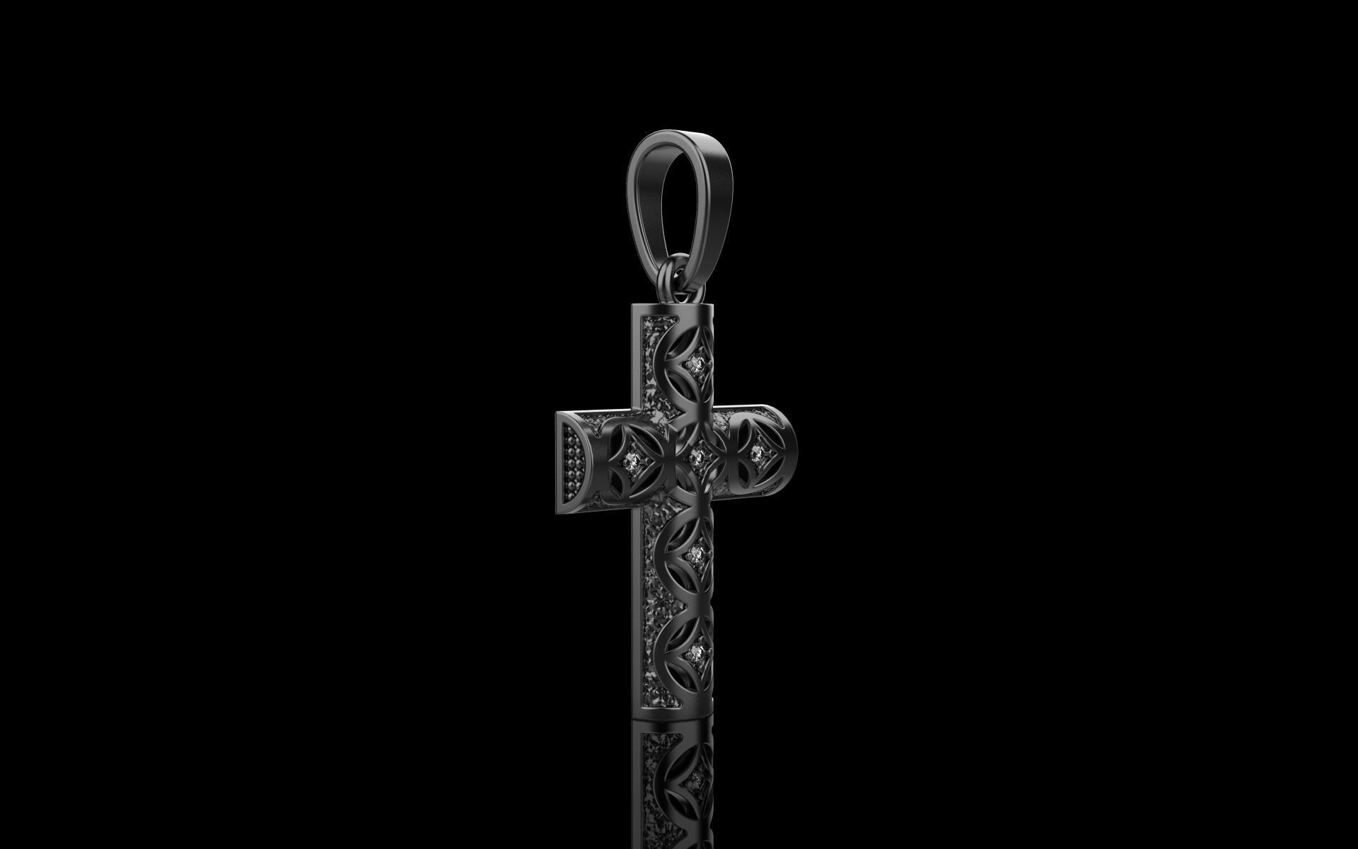 Ornament Cross model 540 3D print model_26