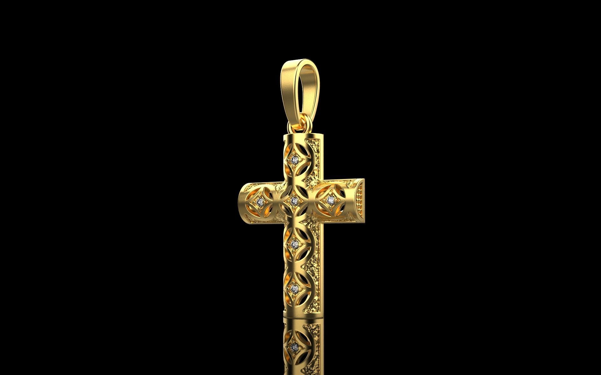 Ornament Cross model 540 3D print model_28