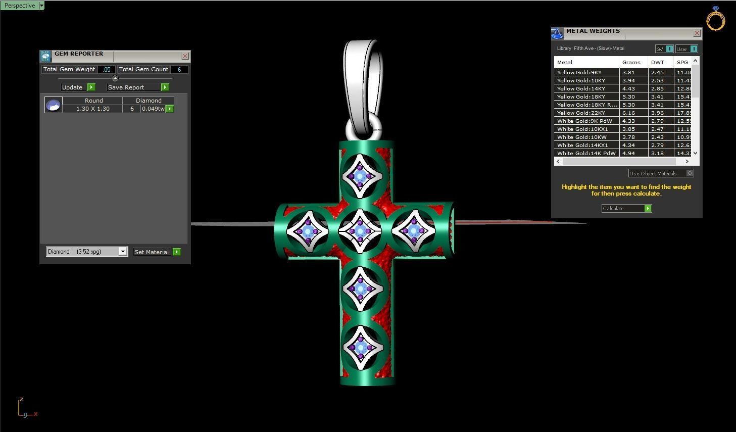 Ornament Cross model 540 3D print model_5