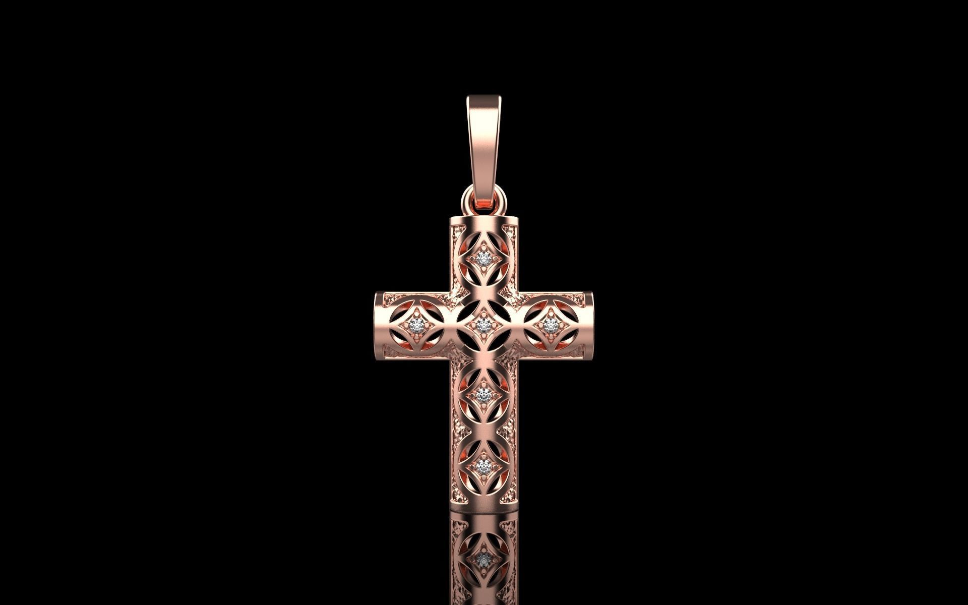 Ornament Cross model 540 3D print model_19