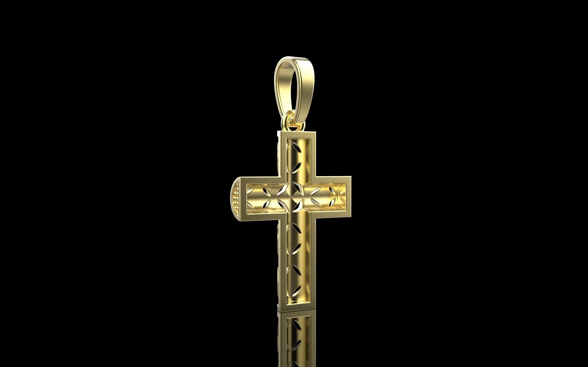 Ornament Cross model 540 3D print model_35