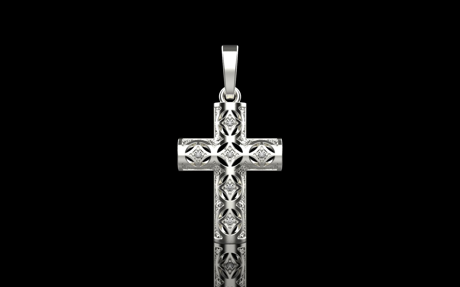 Ornament Cross model 540 3D print model_21