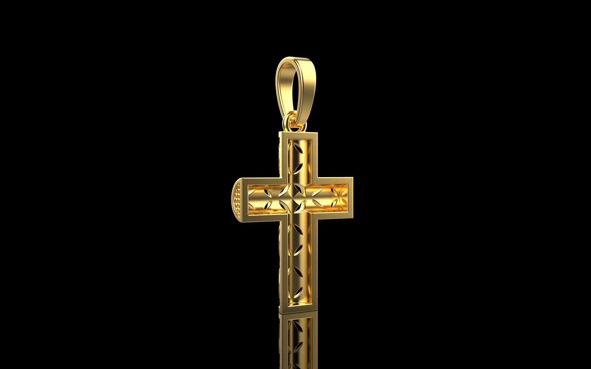 Ornament Cross model 540 3D print model_34