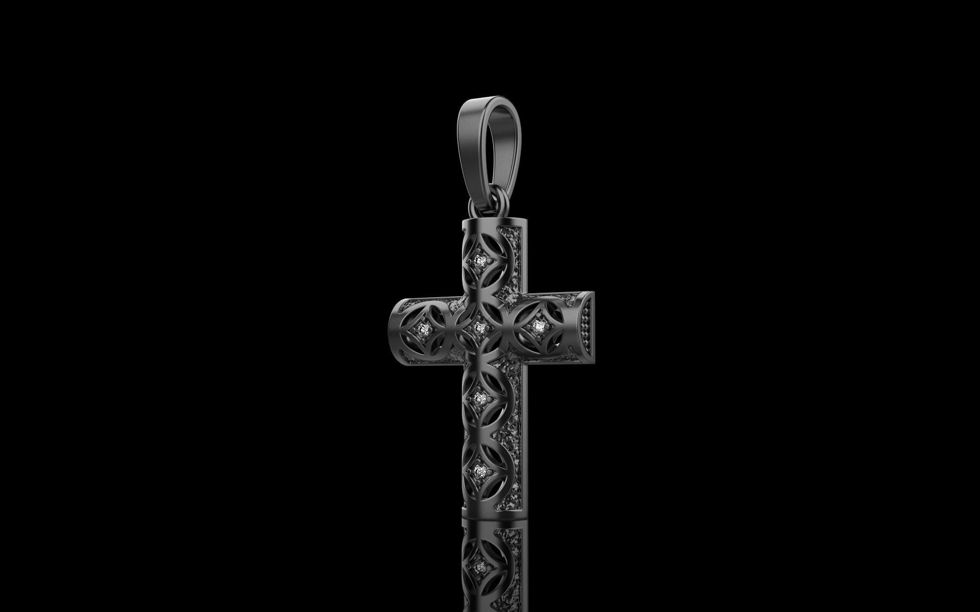 Ornament Cross model 540 3D print model_32