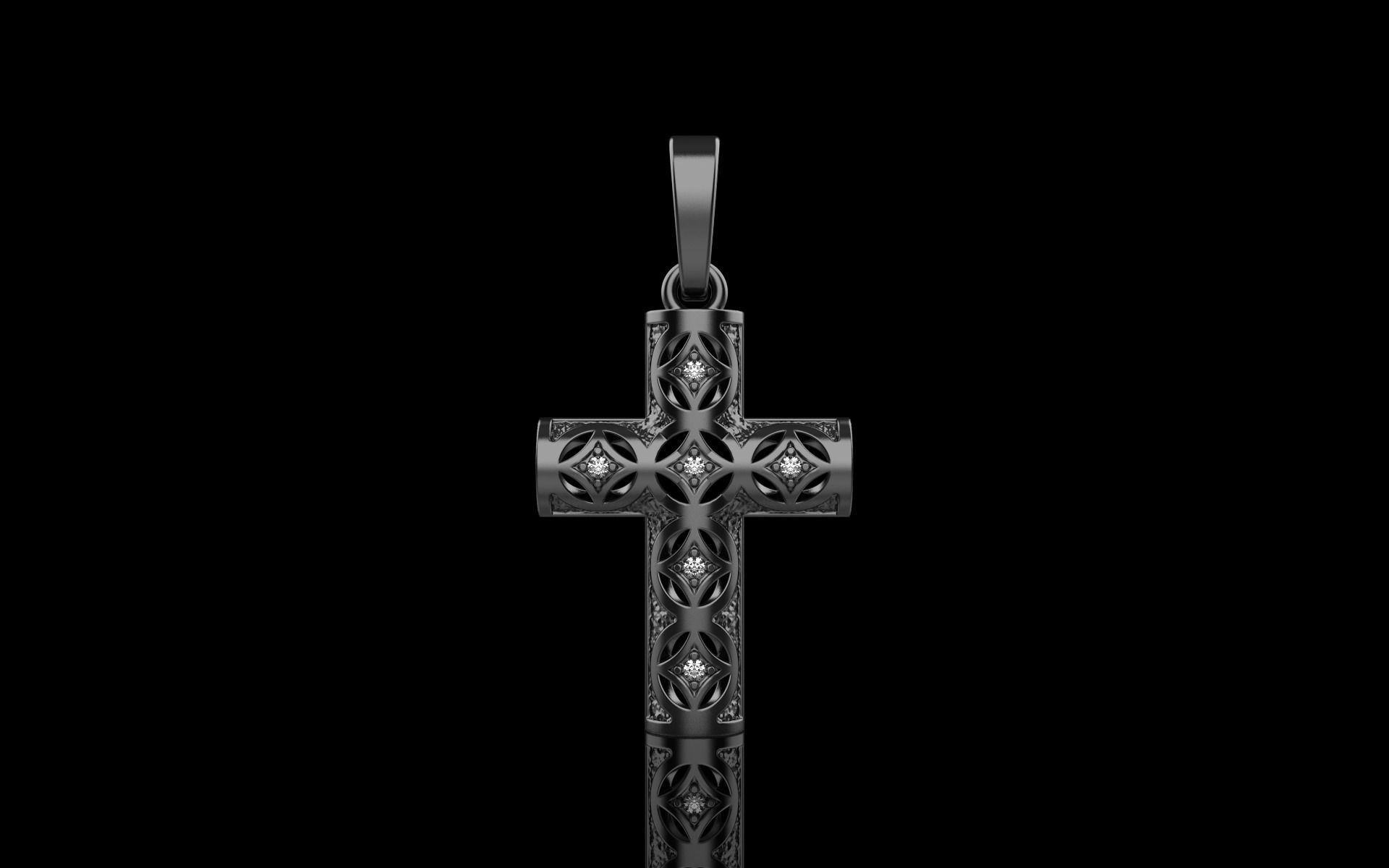 Ornament Cross model 540 3D print model_20