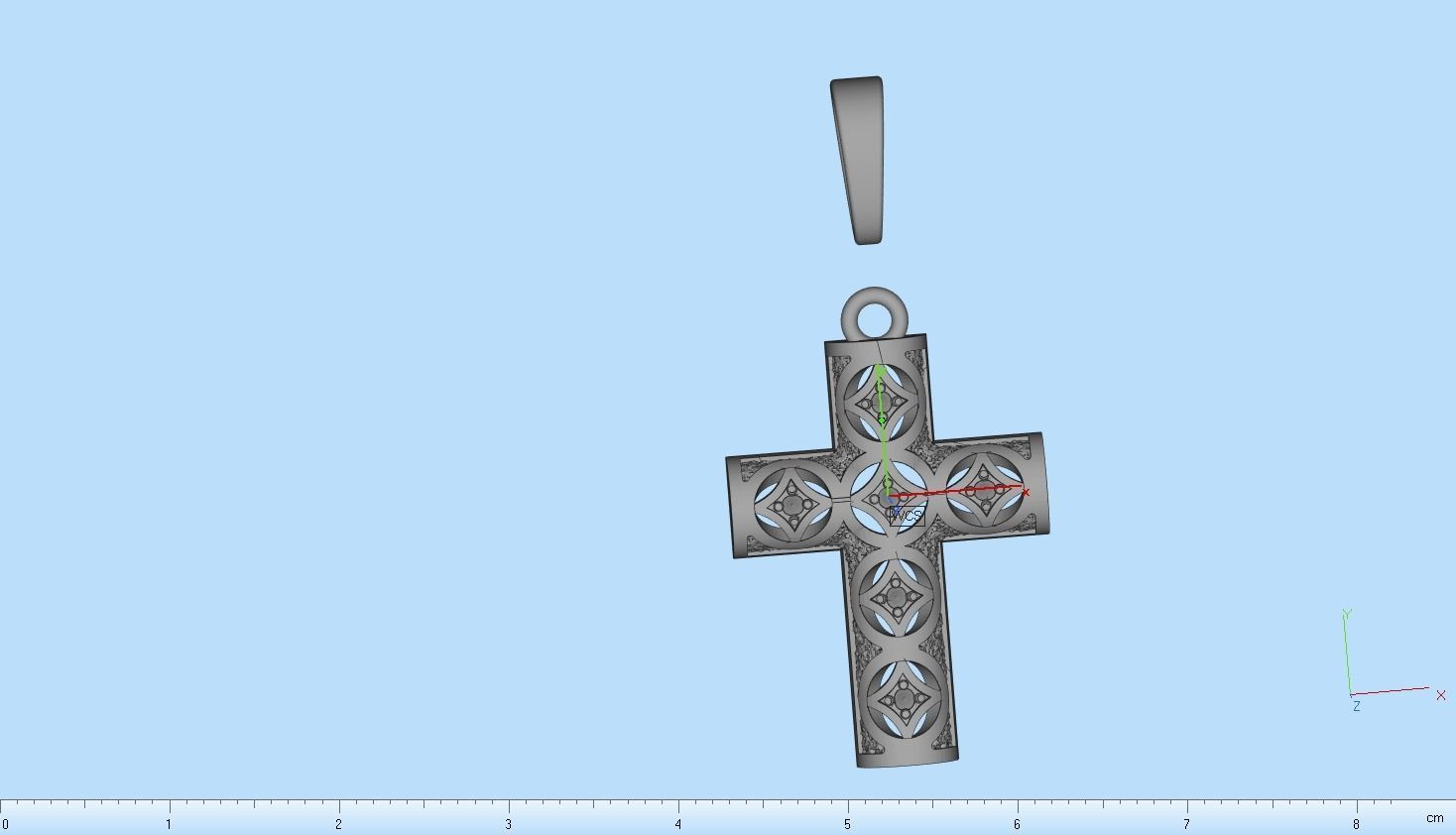Ornament Cross model 540 3D print model_16