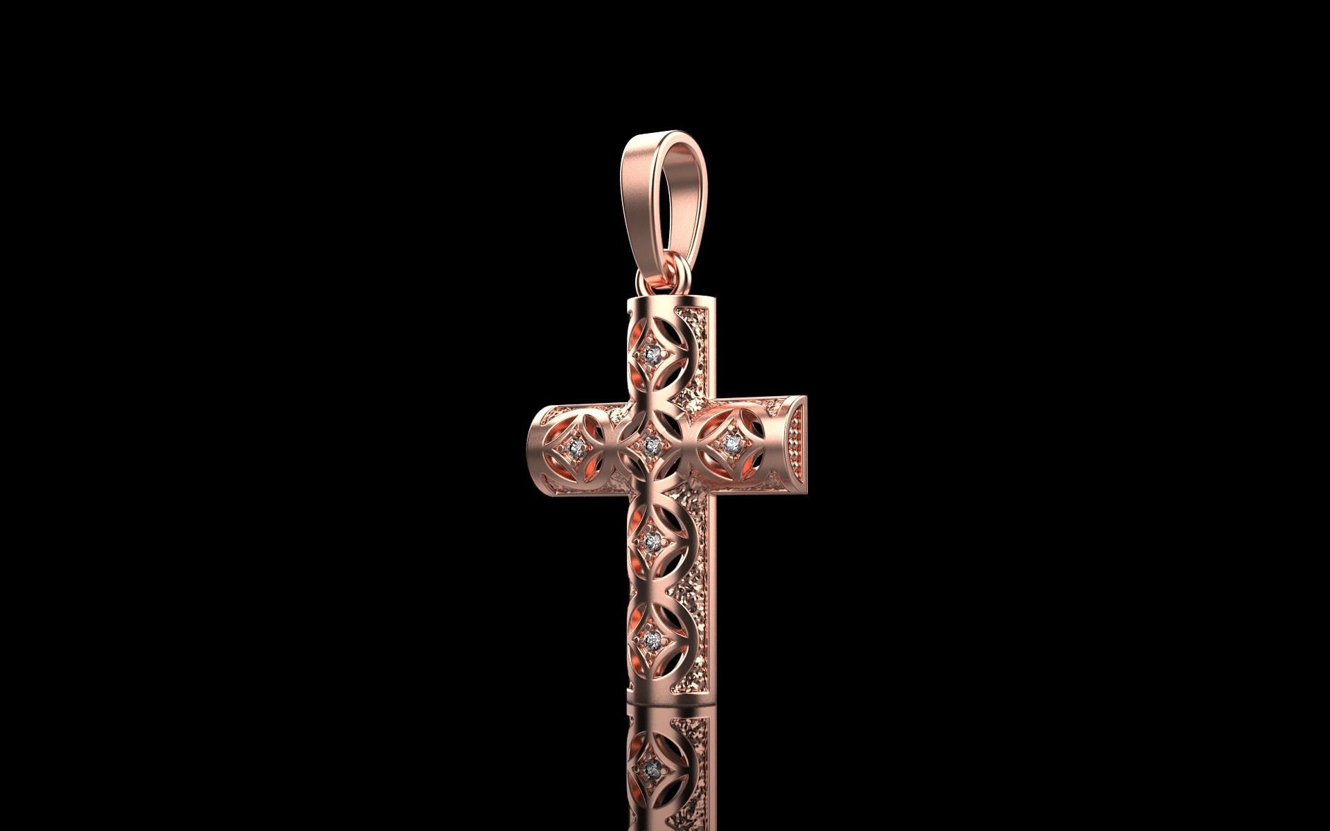 Ornament Cross model 540 3D print model_31