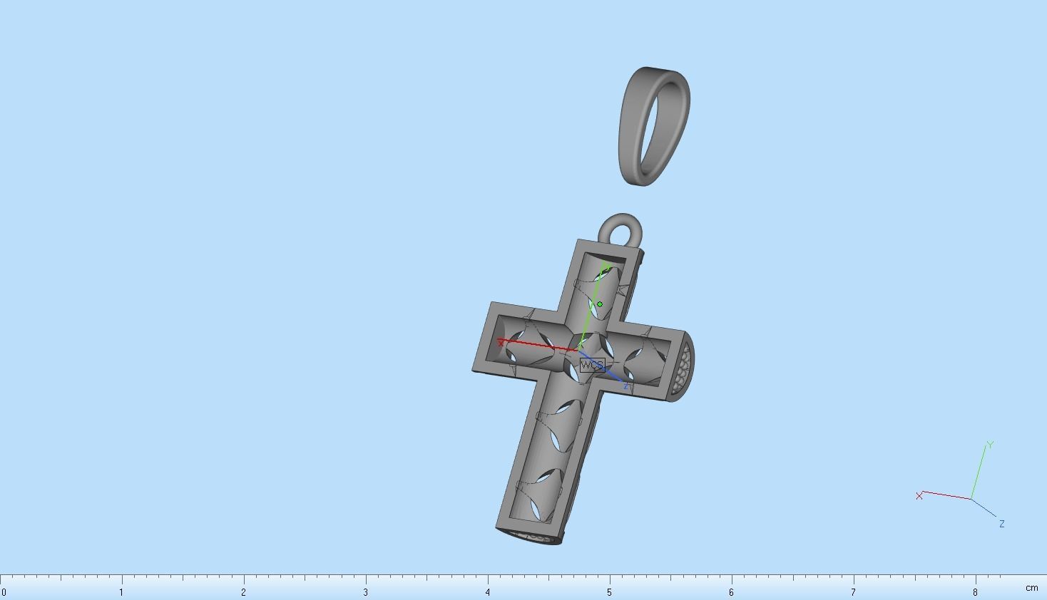 Ornament Cross model 540 3D print model_4