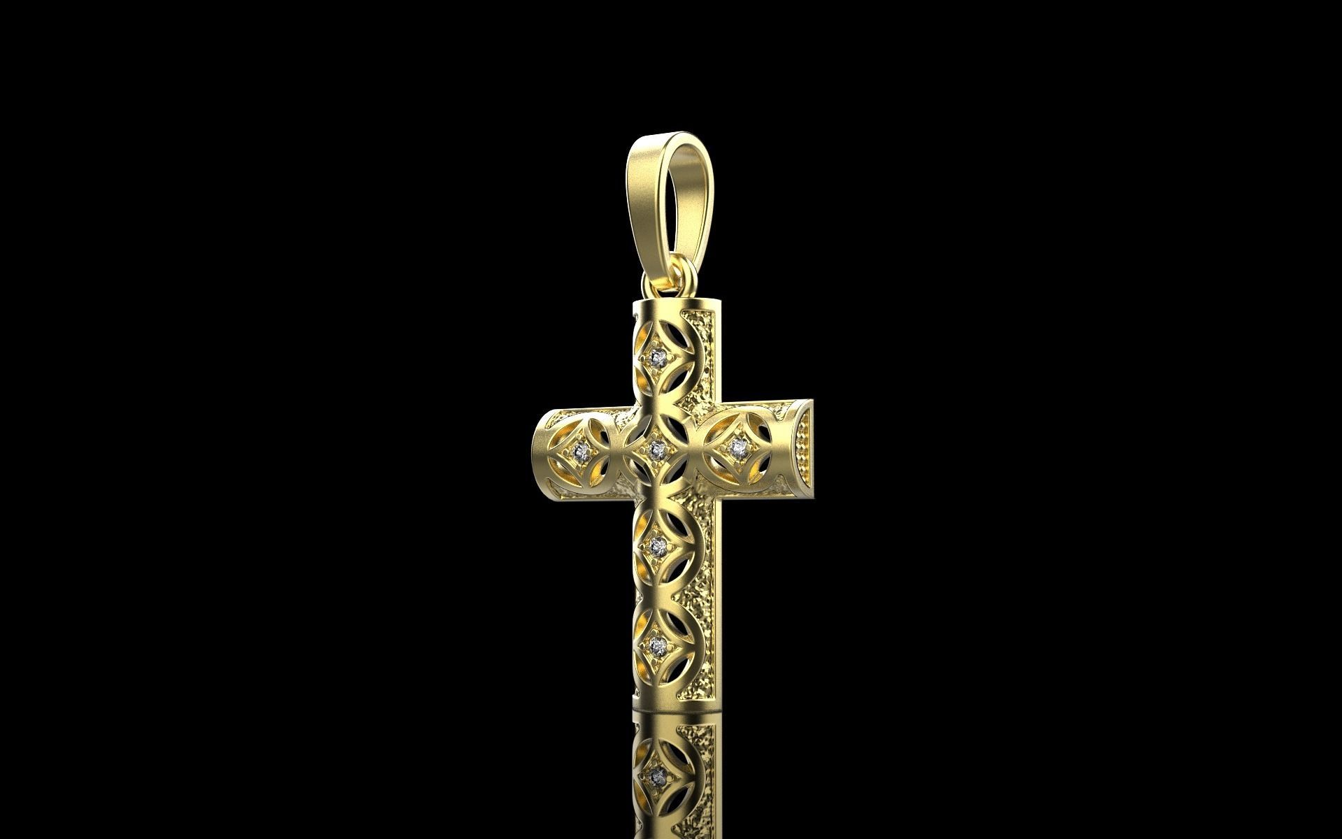 Ornament Cross model 540 3D print model_29