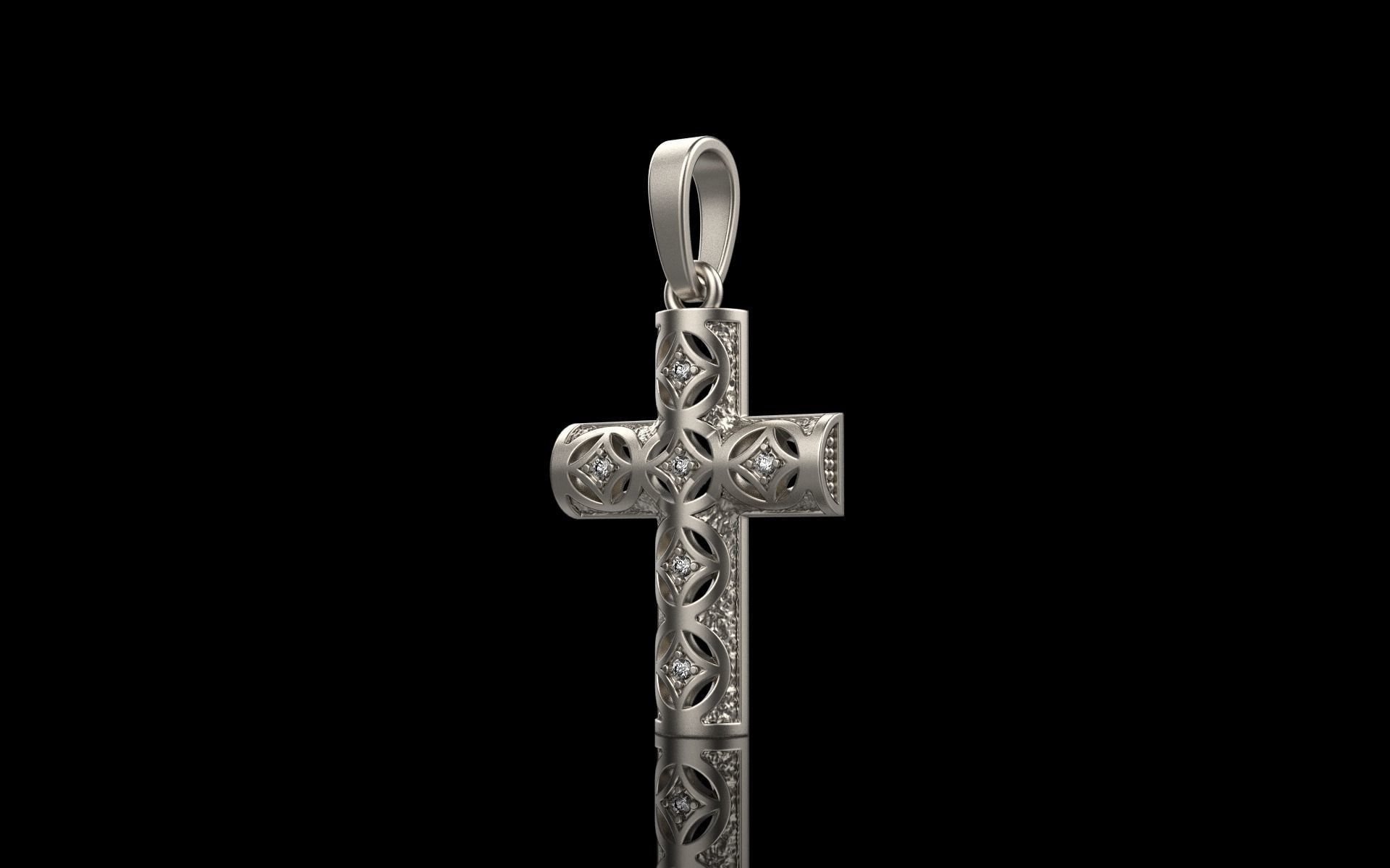 Ornament Cross model 540 3D print model_30