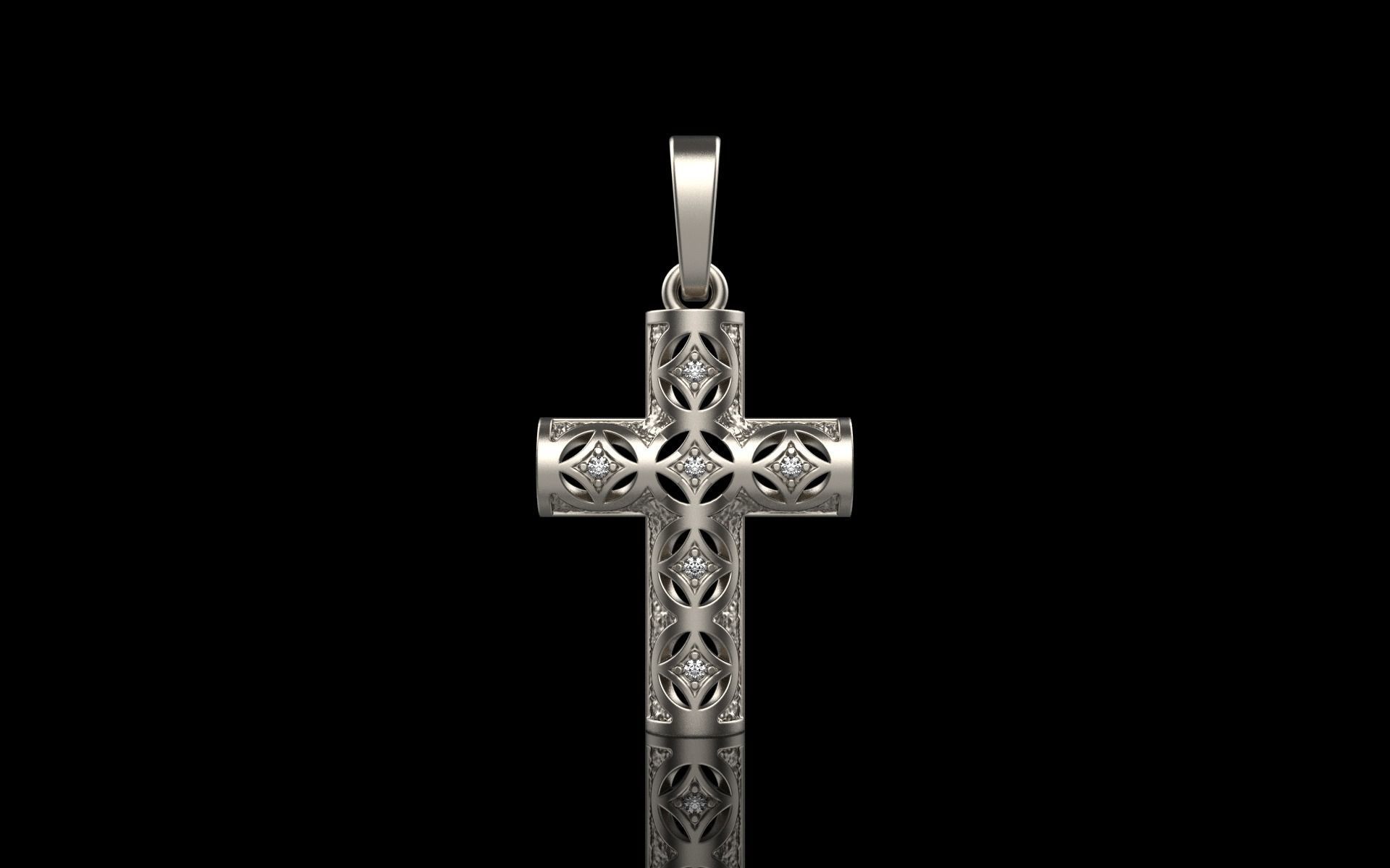 Ornament Cross model 540 3D print model_18