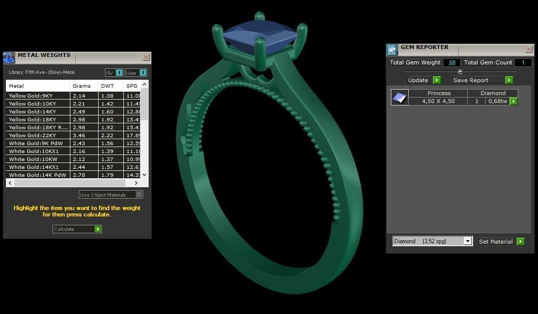 ring code 110 3D print model_2