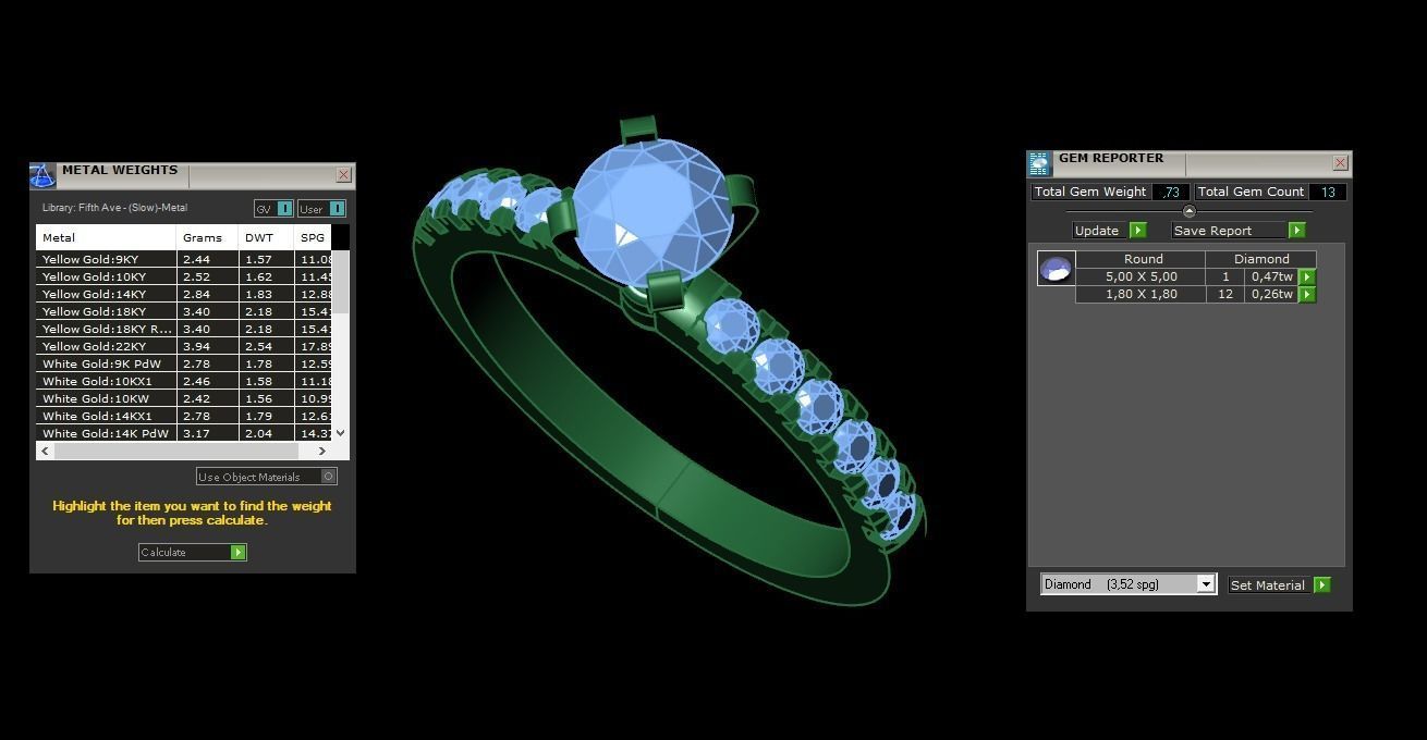 ring code 11 3D print model_2