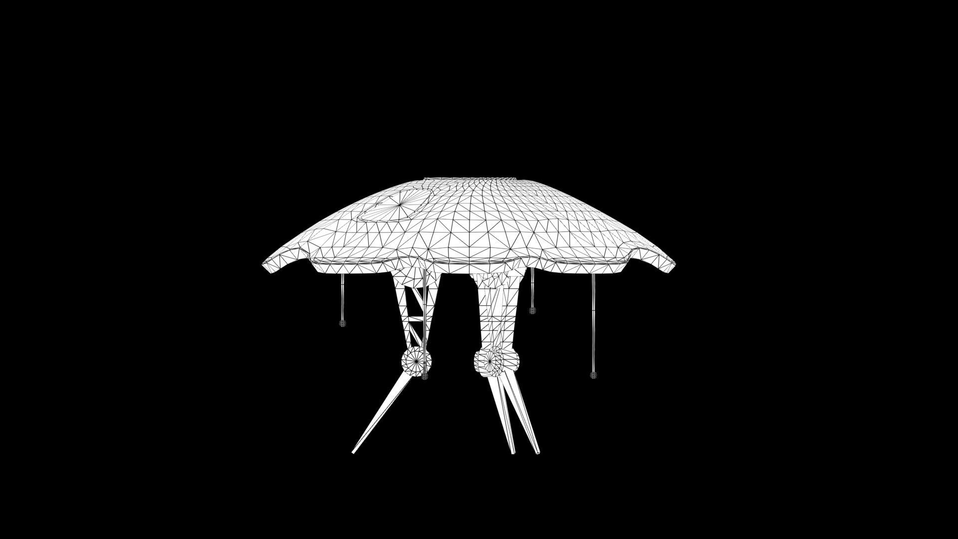 Destroyer Bot Low-poly 3D model_8