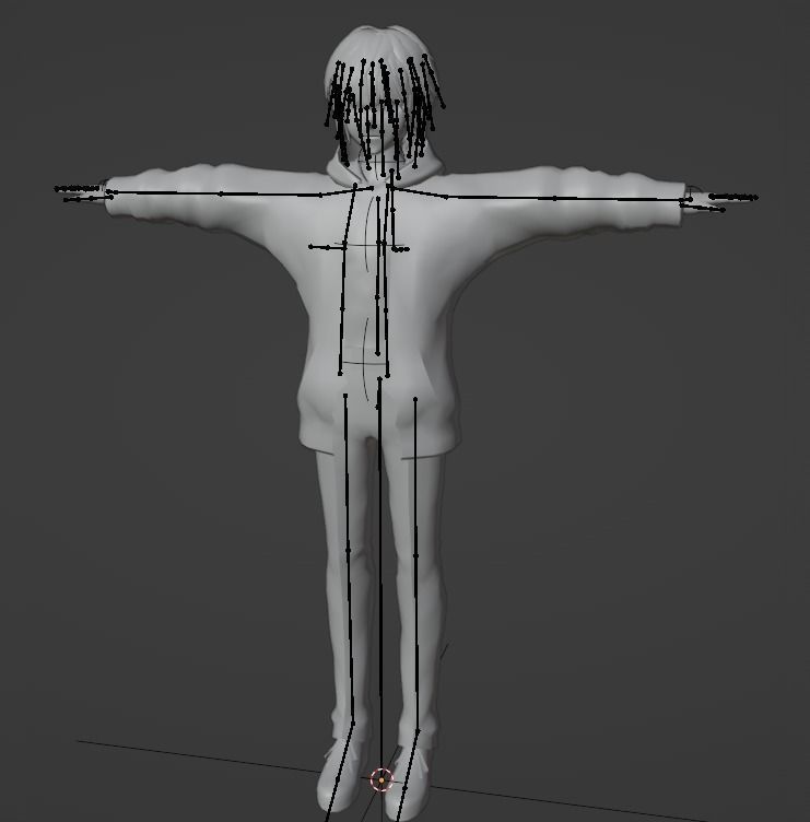 3D low poly male avatar for vrchat vtubing and also for gaming Low-poly 3D model_12