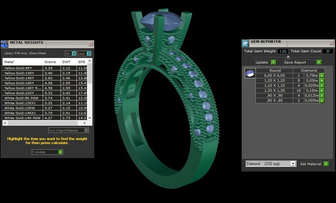 ring code 109 3D print model_2