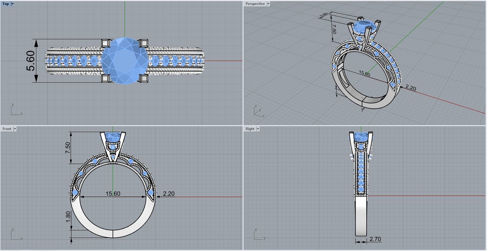 ring code 109 3D print model_1