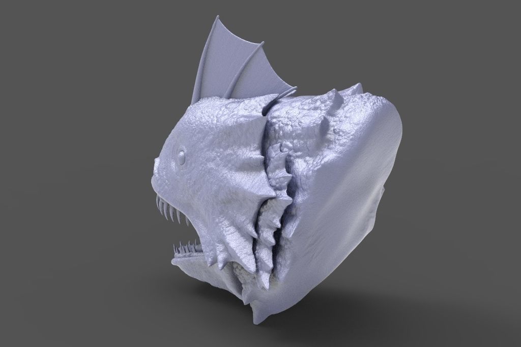 HEAD-R12 high poly sculpt 3D model_3