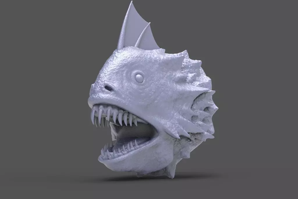 HEAD-R12 high poly sculpt 3D model_0