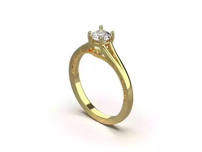 ring code 107 3D print model