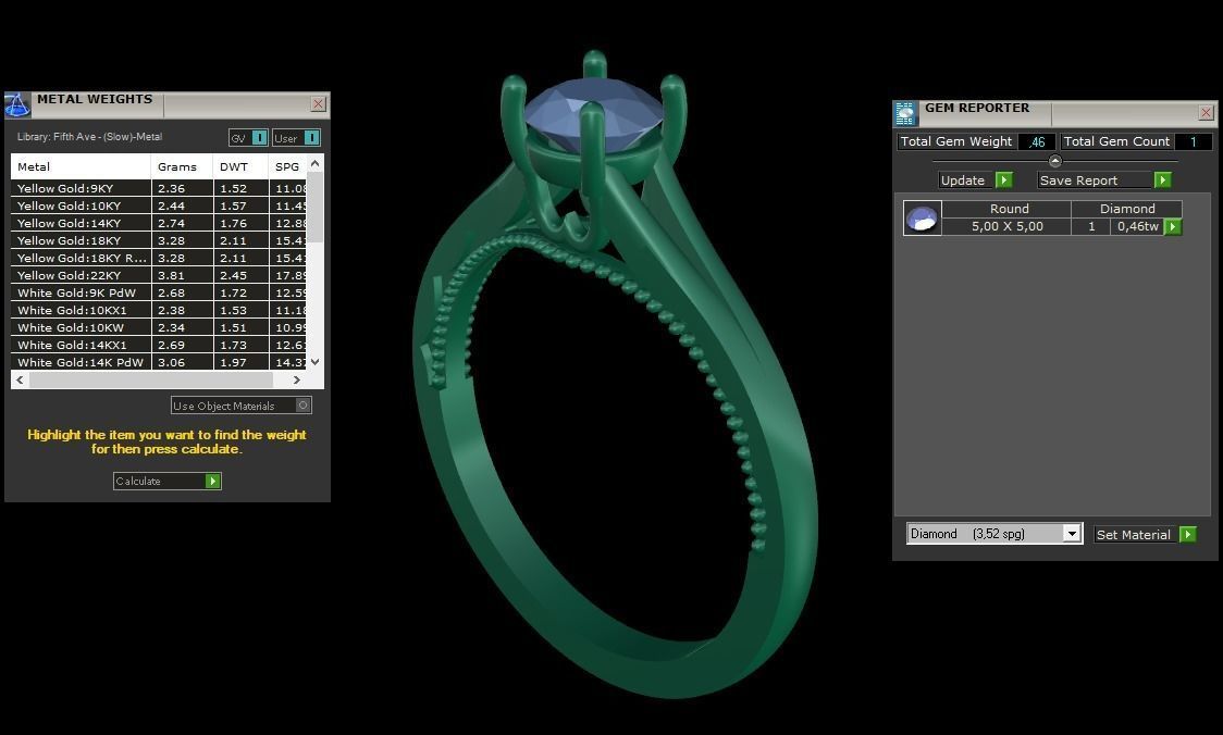 ring code 107 3D print model_2