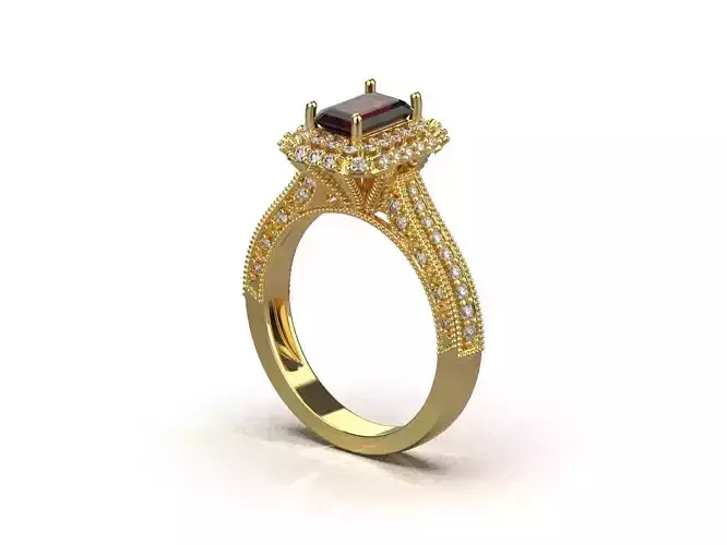 ring code 106 3D print model