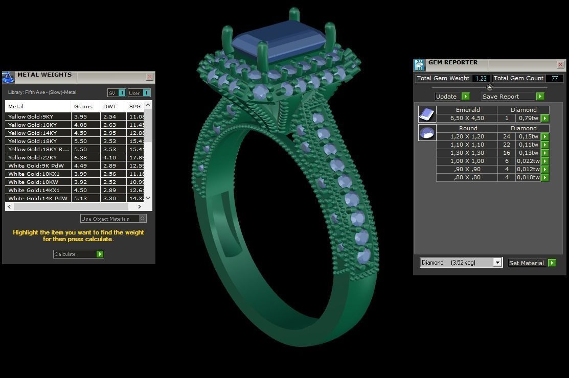 ring code 106 3D print model_2