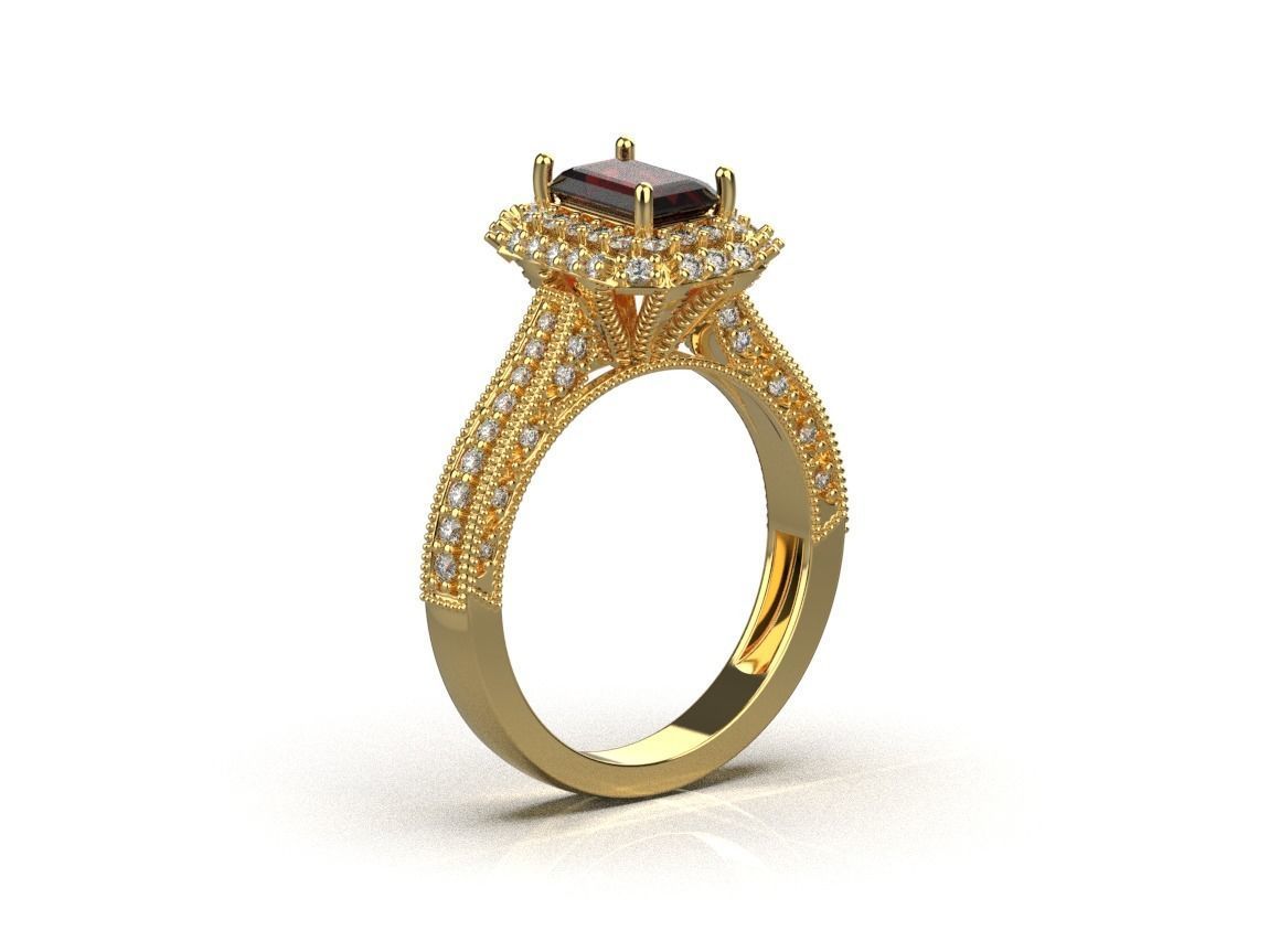 ring code 106 3D print model_12