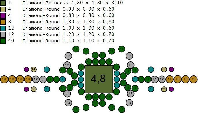 ring code 105 3D print model_3