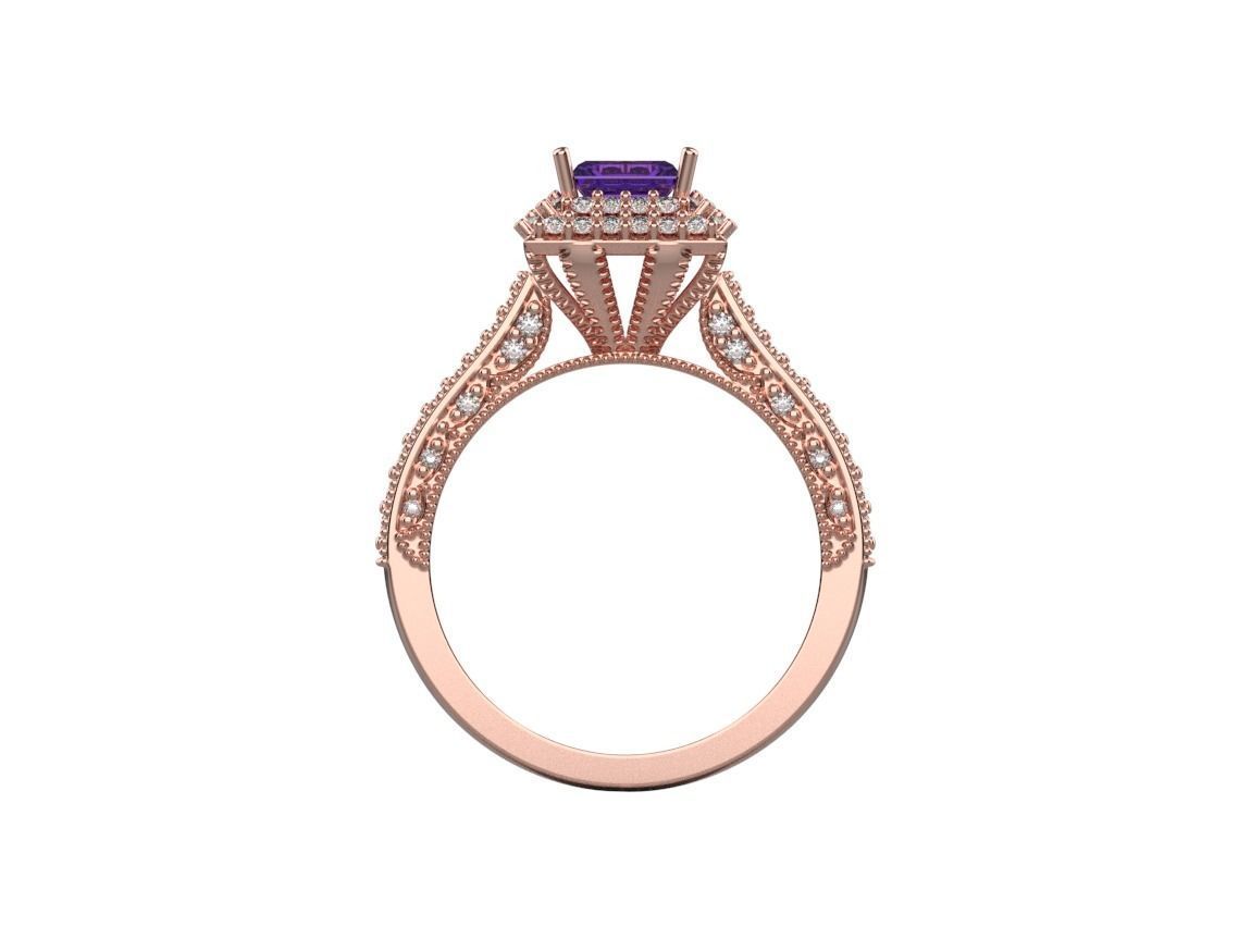 ring code 105 3D print model_8