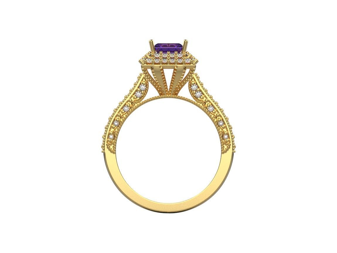 ring code 105 3D print model_7