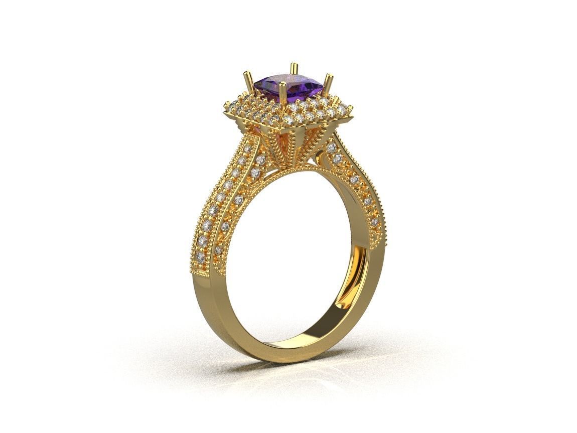 ring code 105 3D print model_12